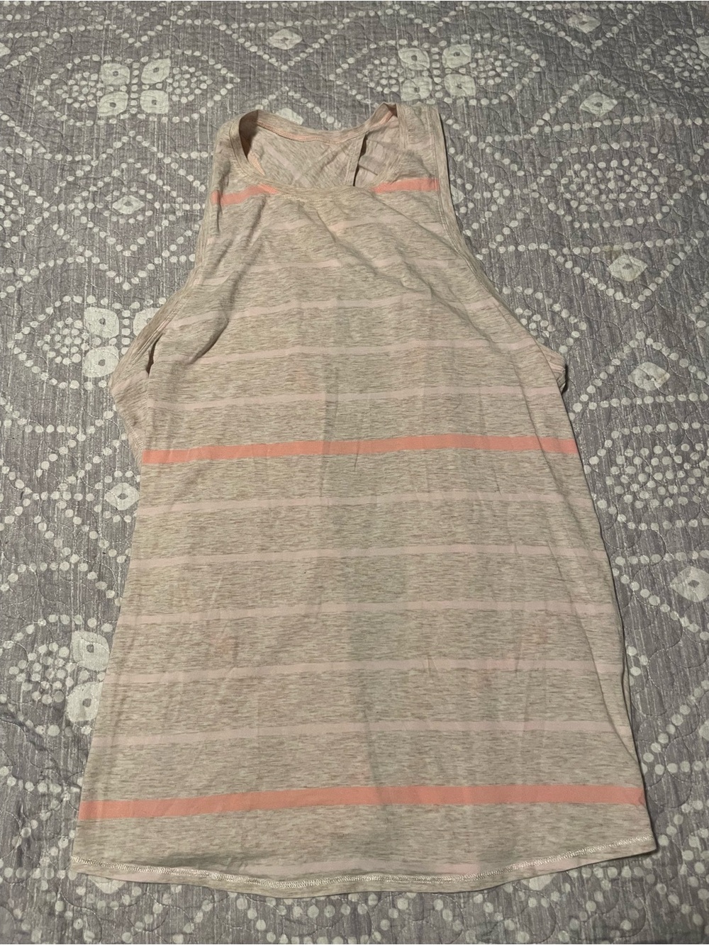 Lululemon All Tied Up Tank Pink Stripe - Size M